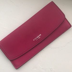 COACH Leather Slim Wallet